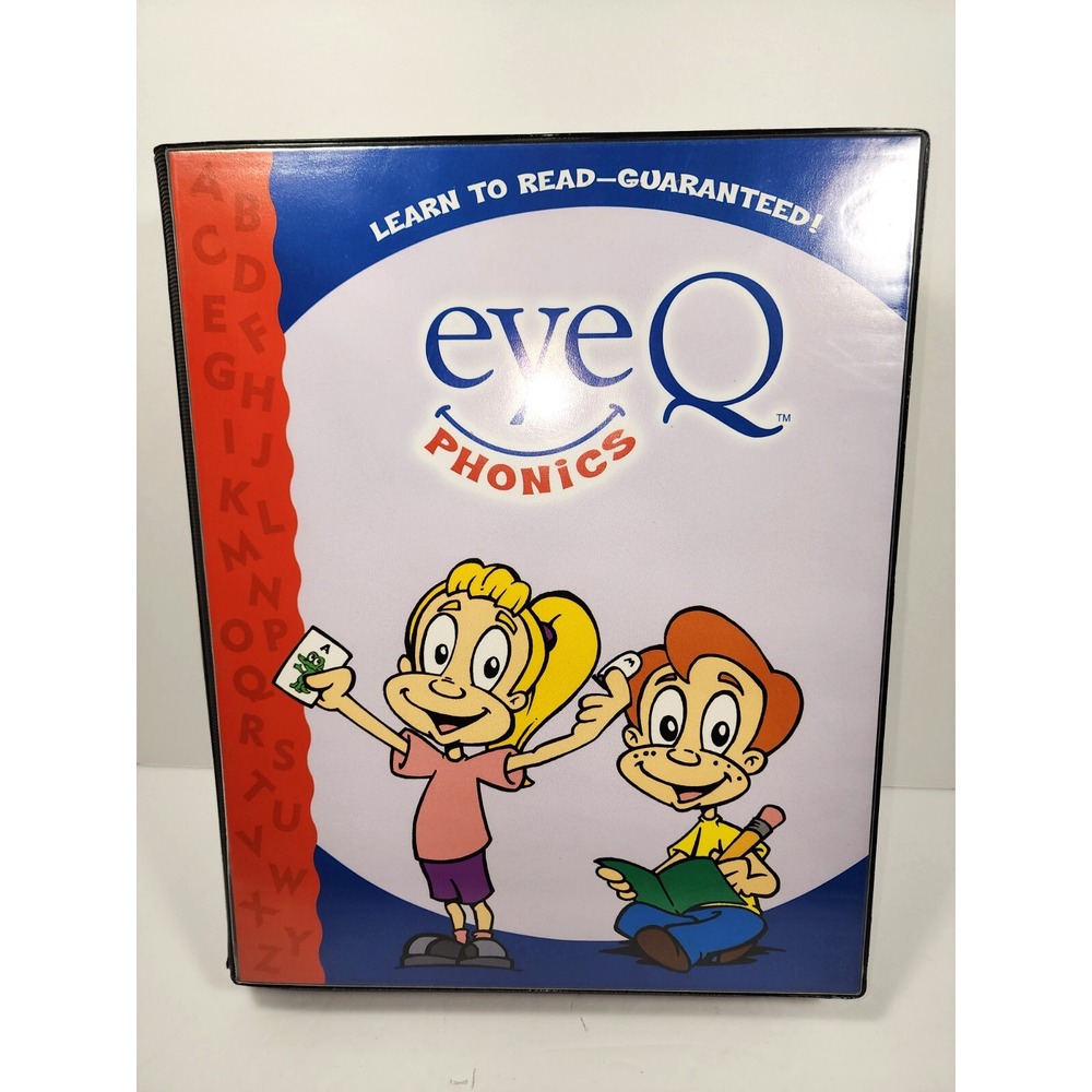 Eye Q Phonics Program Learn to Read, Incomplete. Missing 3 Small Pop Out Letters